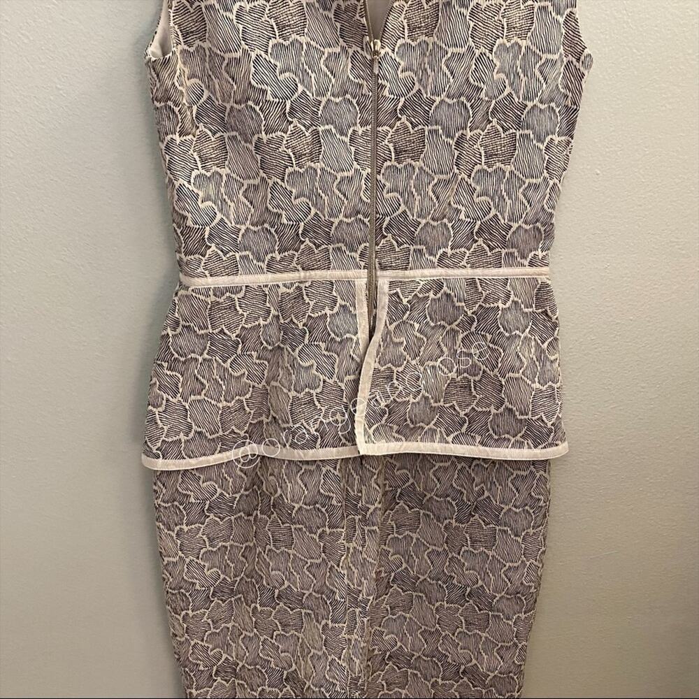 Lela Rose Gray Sheath Dress 4 - Picture 11 of 13